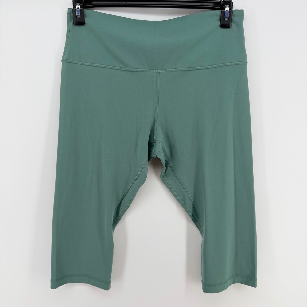 Lululemon Align High Rise Short 10" Grey Sage Nulu Yoga Bike Shorts 14